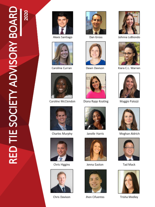 Red Tie 2020 Board The 2020 Red Tie Society Board Members